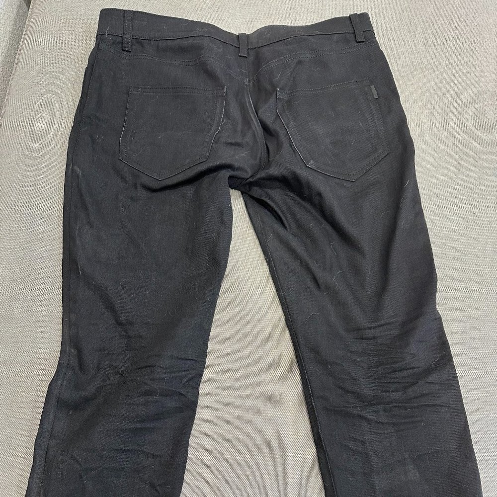 Saint Laurent D02 Black Jeans - Distressed